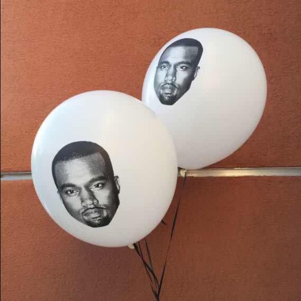 Kanye West balloons